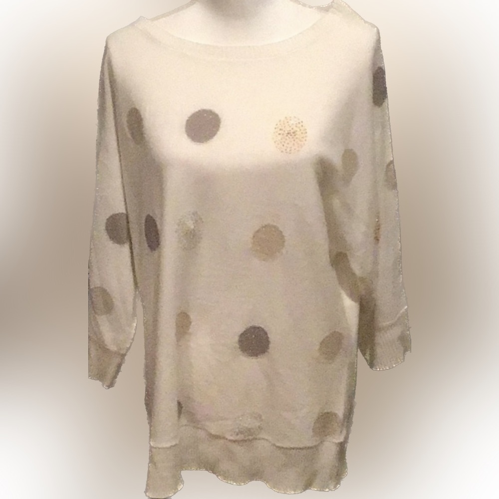 3/4 Length Sleeve Sparkling Sweater